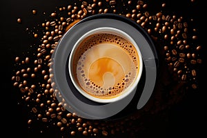 Coffee. aroma-filled mornings with a cup of rich brew: indulging in the comforting warmth, flavor, and culture of coffee