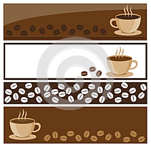 Coffee banners