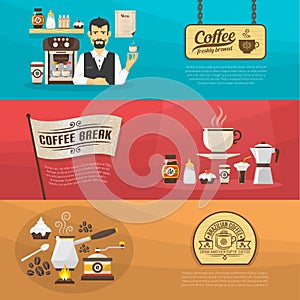 Coffee banners