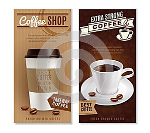 Coffee Banners Set