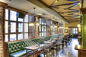 Coffee Bar And Pub Interior