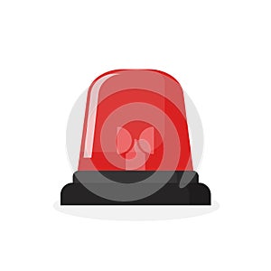 Emergency light Fire vector illustration on a white background
