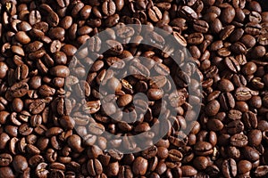 Coffee bean background