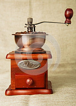 Coffee bean and coffee bean grinder