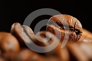 Coffee bean detail photo