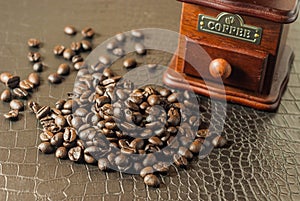 Coffee Bean with Grinder