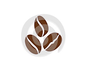 coffee bean icon vector