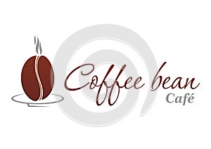 Coffee bean logotype photo