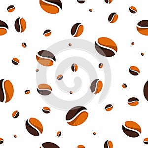 Coffee Bean Seamless Pattern For Packaging Design