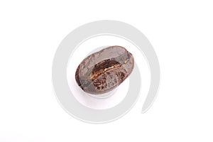 Coffee Bean On White photo