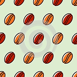 coffee beans abstract seamless pattern. background coffee beans seamless pattern vector
