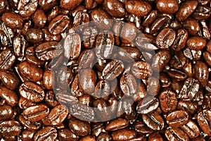 Coffee beans background