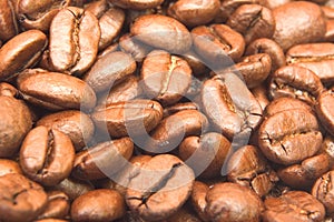 Coffee beans background