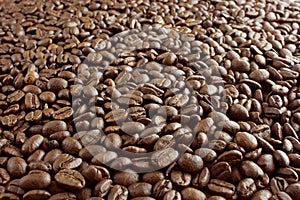 Coffee beans background