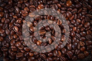 Coffee beans background