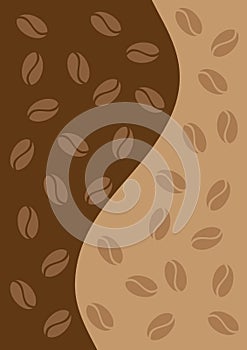 Coffee beans background