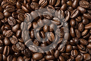 Coffee beans background