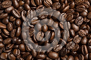 Coffee beans background