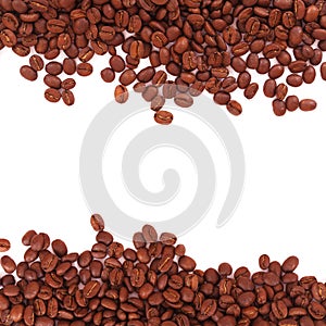 Coffee beans border