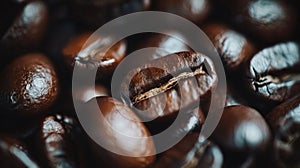 Coffee Beans in Close-up