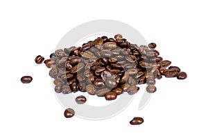 Coffee beans closeup