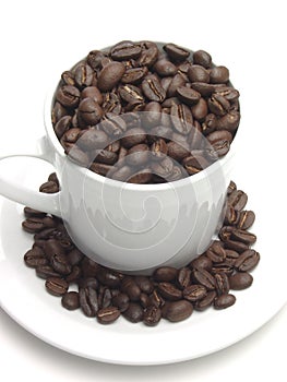 Coffee Beans In Cup