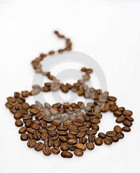 Coffee beans cup photo