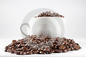 Coffee Beans and cup