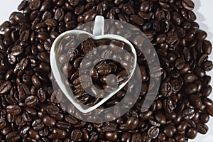 Coffee Beans and cup