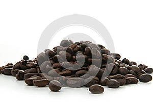 Coffee beans grilled