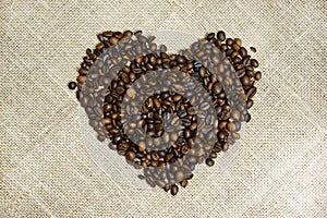 Coffee Beans Heart