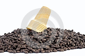 Coffee beans and Ice cream cone