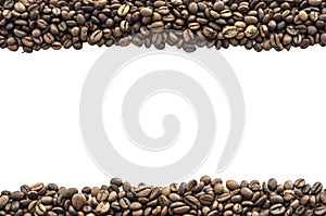 Coffee beans isolated