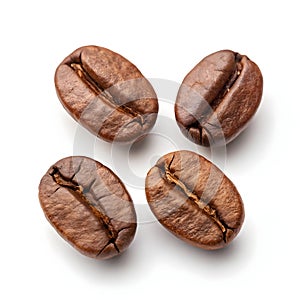 Coffee beans isolated