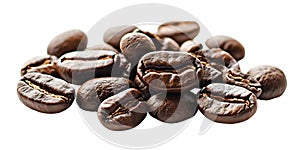 Coffee Beans Isolated on White Background