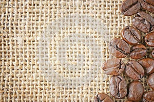 Coffee beans jute