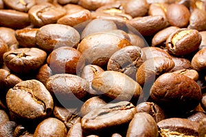 Coffee beans macro for fun and pleasure