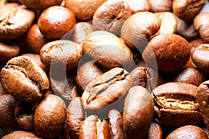 Coffee beans macro for fun and pleasure
