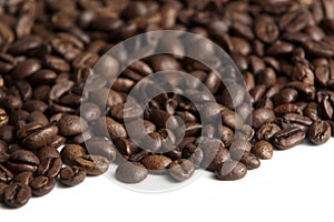 Coffee beans / shallow depth