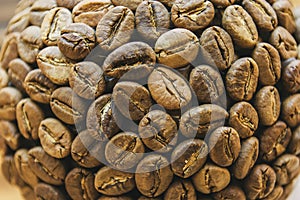 Coffee beans souvenir