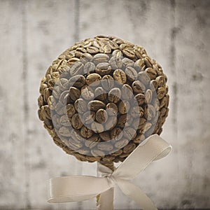 Coffee beans souvenir