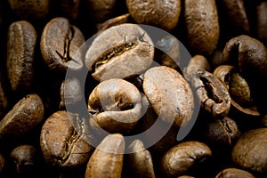 Coffee beans texture
