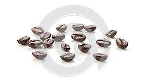 Coffee beans. on white background.