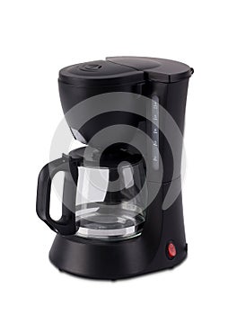 Coffee blender, boi electric appliance isolated on white