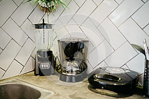 Coffee blender and boiler machine great for makes hot drinks