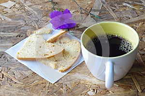 Coffee and bread