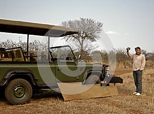 Coffee break on Safari