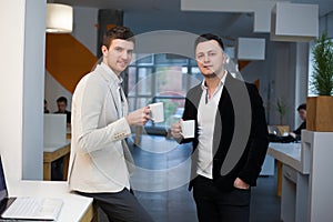 Coffee break in startup