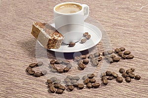 Coffee Break Written in coffee Beans photo