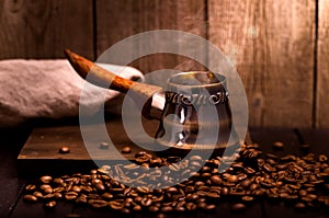 Coffee brewing pot photo